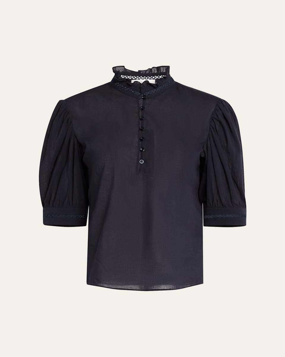 The Ruffle Collar Top